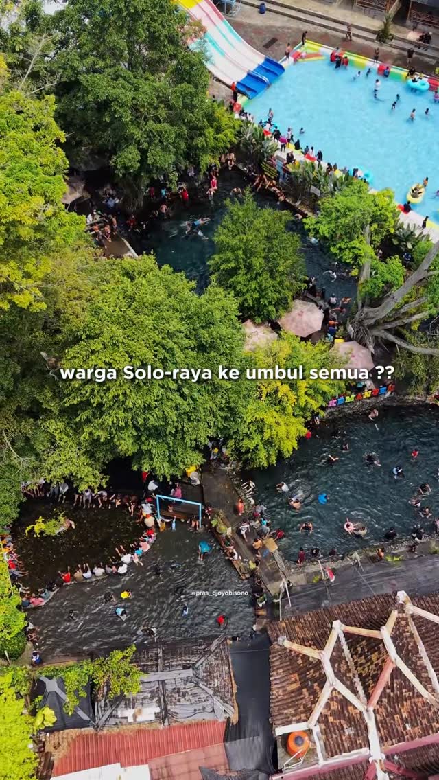karena panasnya cuaca, pada liburan lebaran ke umbul ?? π§