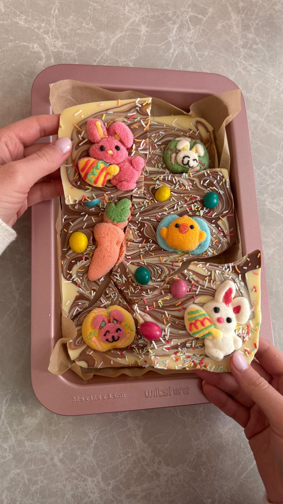 Easter chocolate bark π«π°π #creative #diy #handmade #chocolate #foodideas cute diy handmade easter food idea
