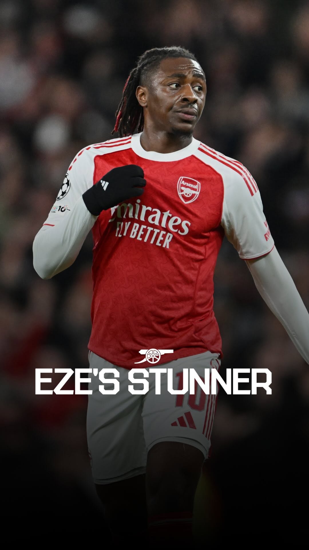 Ebs’ stunning first Champions League goal ✨ Captured from pitchside 🤳