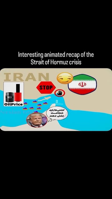 #Straitofhormuz Reel by @nyaynamanews - Not sure who created this animation, but it's an engaging visual explaining how recent US-Israel strikes on Iran led to huge disruptions in the Strait