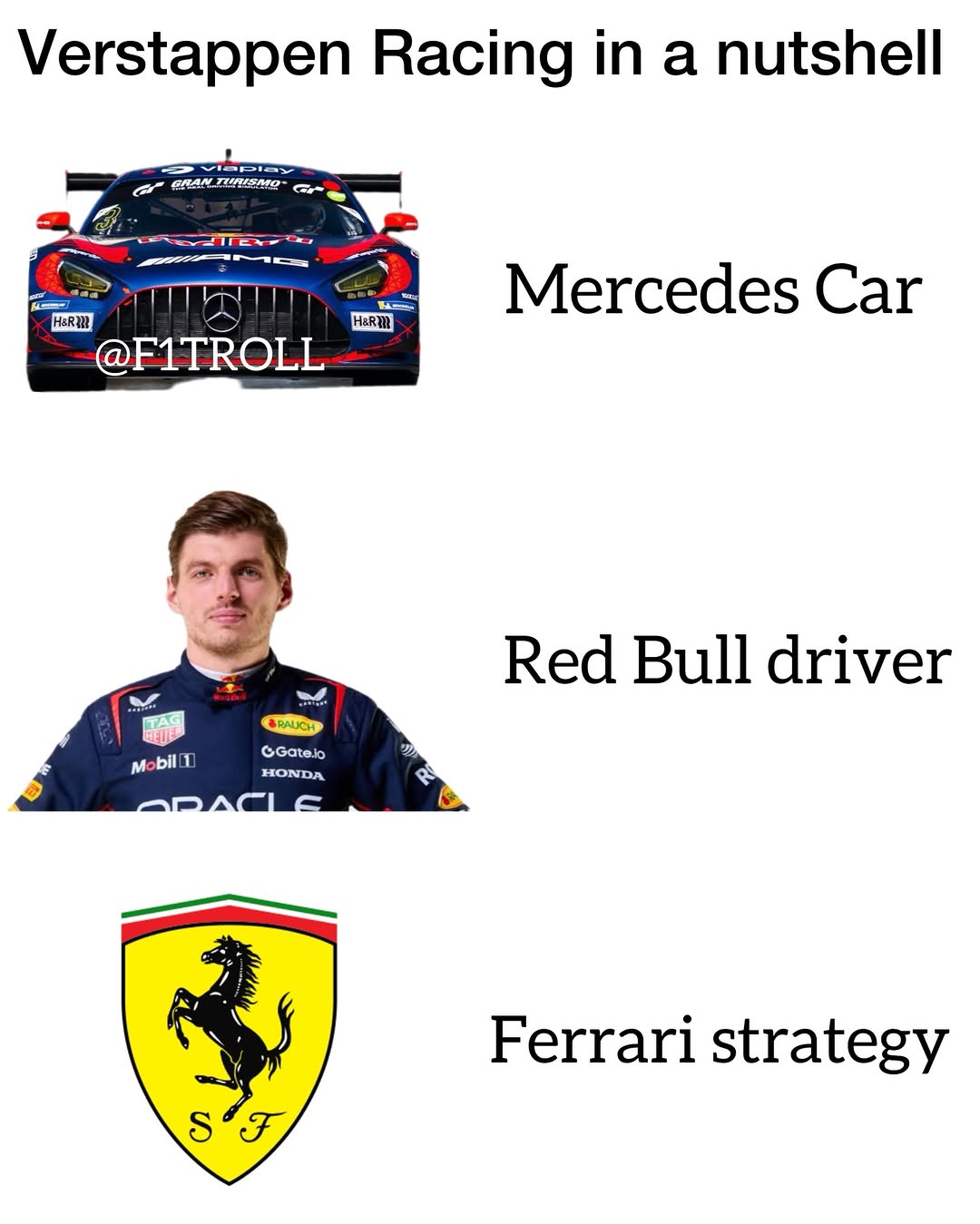 What a combination #formula1 #f1memes #maxverstappen #racing