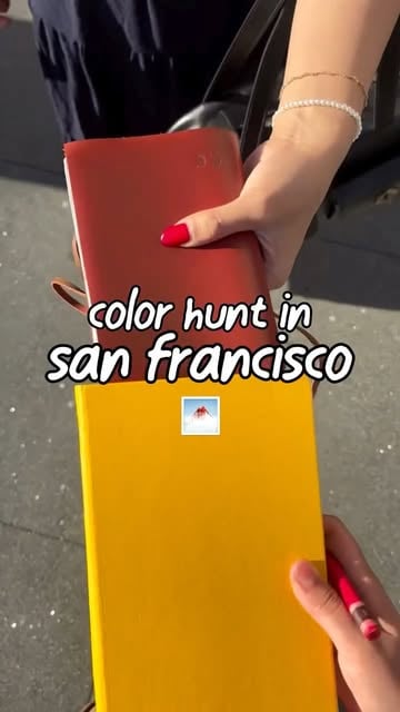 #Sanfrancisco Reel by @aaeliu - color hunting in san francisco, sketching edition! ✍️

so fun to hop on this trend ❤️💚