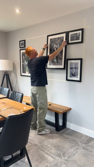 #Photo Reel by @house_proud_dads - Get those memories out of the phone and onto your wall!
Adding this photo wall to our dining room brings a smile to my face everyday! I just love se