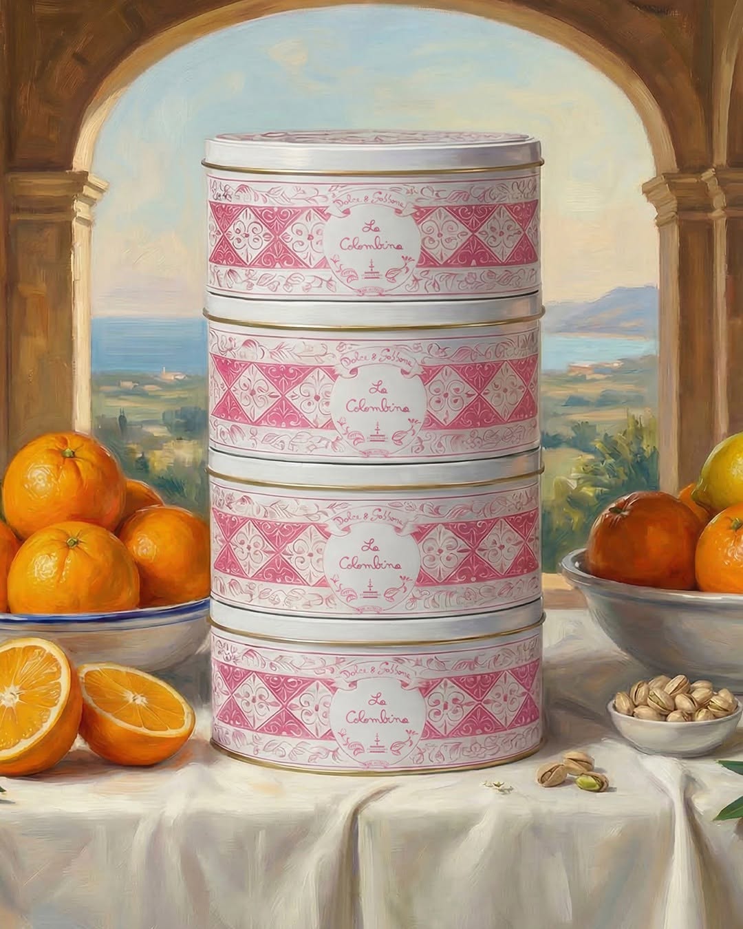 The #DGColomba blends passion, refined ingredients, and artisanal know‑how. Its signature #DGMaiolica tin box enhances this unique expression of #DolceGabbana and #Fiasconaro workmanship. Shop now i