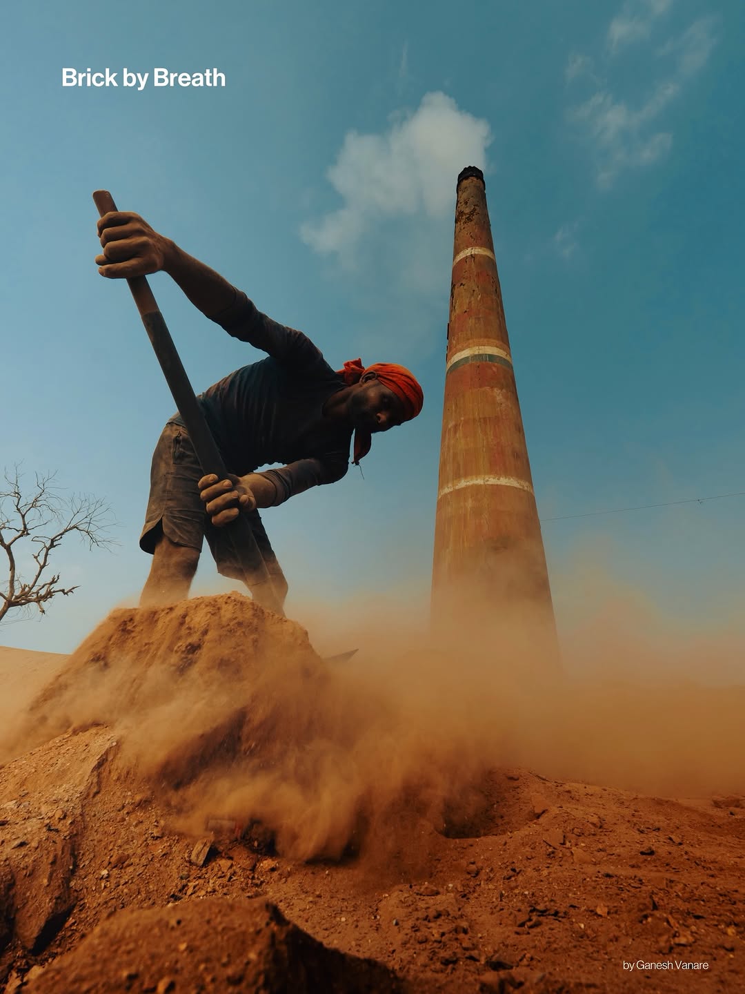 Brick by Breath. 🧱 We see bricks everywhere. But we don’t see the people behind them. In Ahmedabad, I spent a day at a brick kiln, documenting workers and their families. From mud to brick, they do