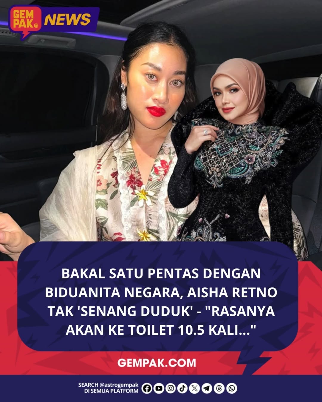 #GempakNews: Bukan selalu nak satu pentas dengan Datuk Seri Siti Nurhaliza