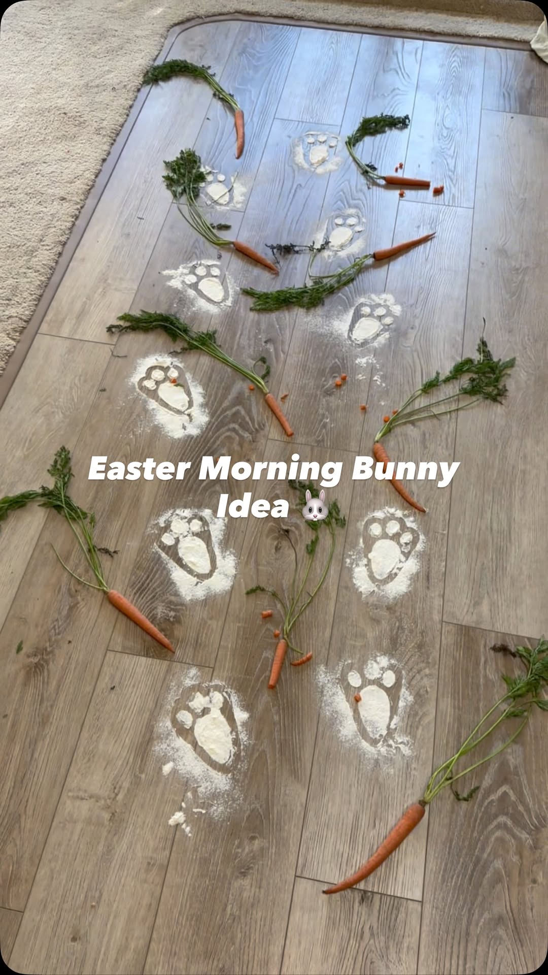 Easter Morning Bunny Idea 🐰🥕 Save for Easter 😌 Follow @tanya_with_3kids for daily hacks 💁♀️ #hacs #Easterbunny #bunny #easter #busymom