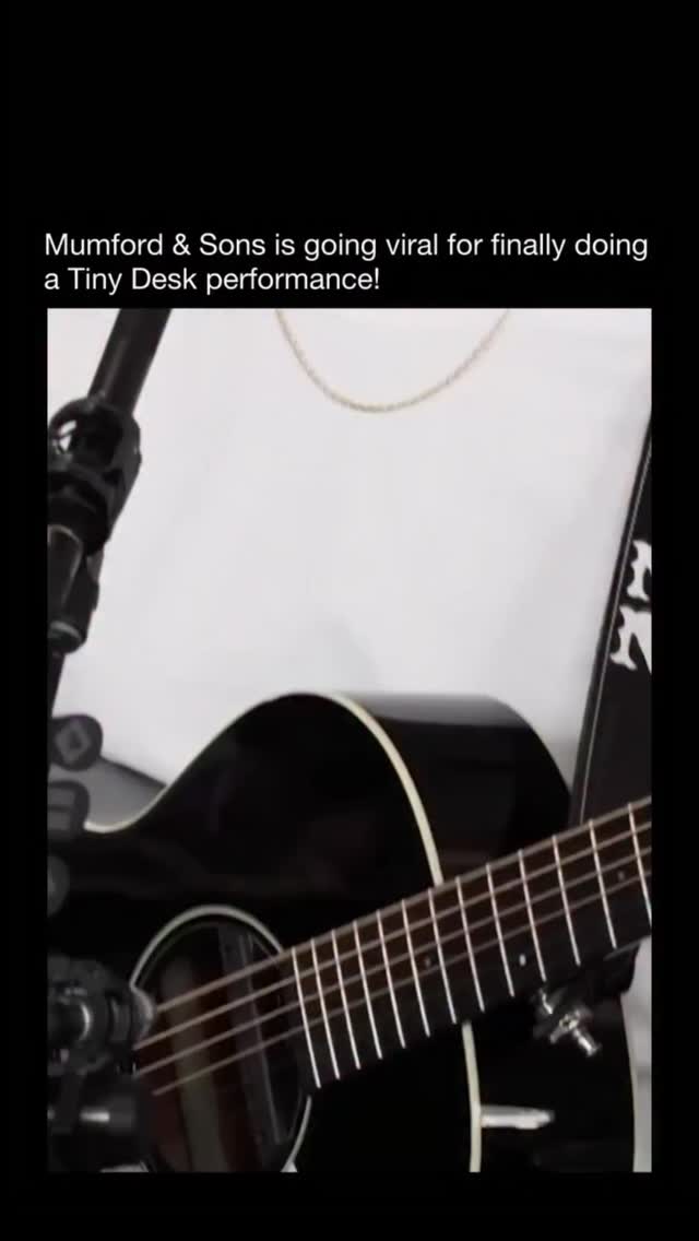 Mumford & Sons finally stepped behind the Tiny Desk, and it feels like exactly where they belong! With everything stripped back, the performance highlights whatβs always set them apart β raw vocals,