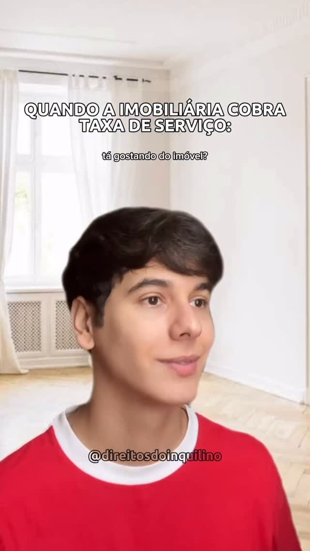 Pera aí… o inquilino agora virou sócio da imobiliária? 😂🏠 Tem muita gente pagando “taxa administrativa”, “taxa de serviço”, “taxa de intermediação” e achando normal… mas a pergunta é: normal pra qu