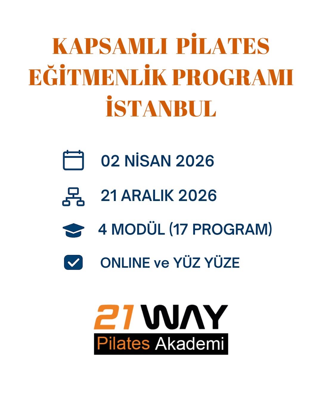 👉 Yeni dönem eğitimleri Nisan ayında başlıyor! 🔥 Sen de alanında uzman, fark yaratan bir eğitmen olmak istiyorsan 👉 bize katıl. Kariyerini bir üst seviyeye taşımak, bilgi ve pratiğini geliştirmek