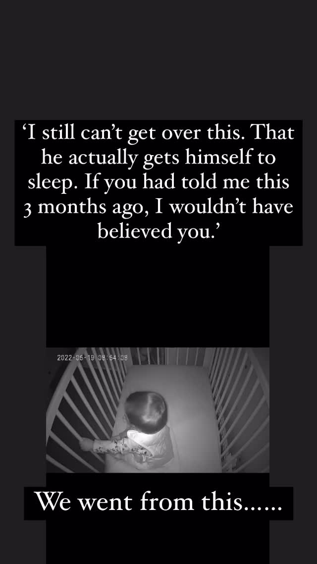 I had to share this again from @broganleaa thank you xx Tired, frustrated, rocking for hoursβ¦.. This brave couple made the changes they needed to with the help of our course and now have a happy, w