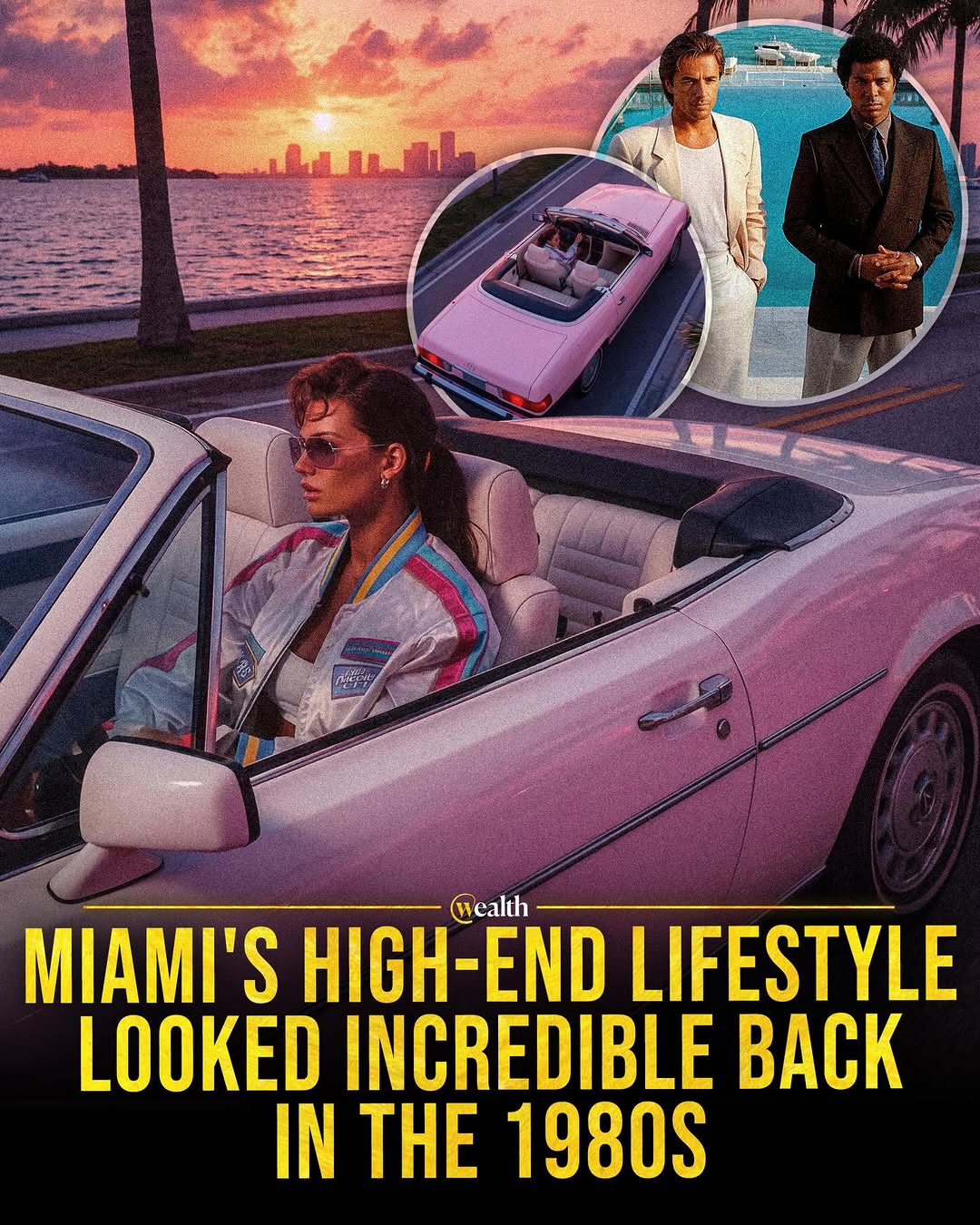 Miami’s look got preserved, then sold worldwide 🌴📺 The 1980s version of Miami locked in early when South Beach’s Art Deco district won historic protection in 1979, keeping 800 buildings and a distin