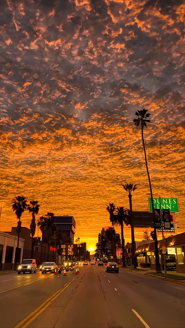 With such a beautiful sunset, of course I have to share it with you ✨ #sunset #fyb