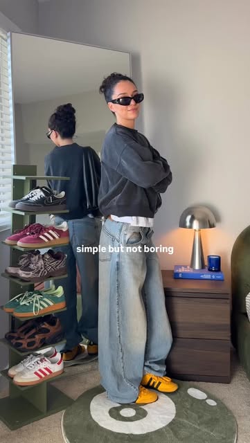 #Springstyle Reel by @nataliealysa (verified account) - uniform until further notice 💛
_
easy spring outfits, spring style, easy outfit inspo, baggy jeans, barrel jeans, tomboy style, comfy outfits