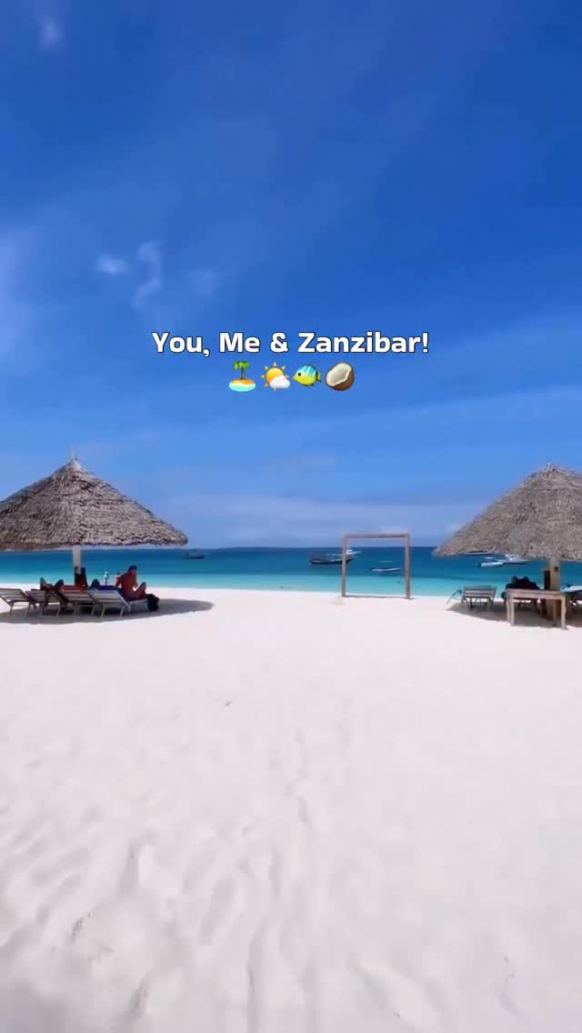Zanzibar โ The romantic, exotic archipelago, reminiscent of Arabian nights and Indian Ocean indolence. ๐ค๐๏ธ Itโs Only 15 minutes flight from the mainland, the wonderfully sleepy island of Zanzibar i