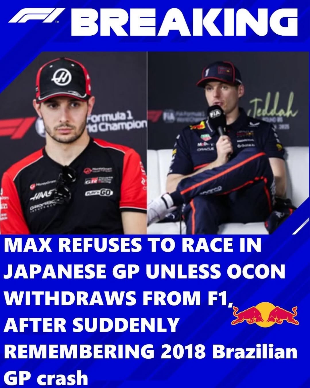 Ocon just got 10 second penalty because of this meme via u/turbo_zapped, x/formulau16 #formula1 #f1memes #maxverstappen #racing