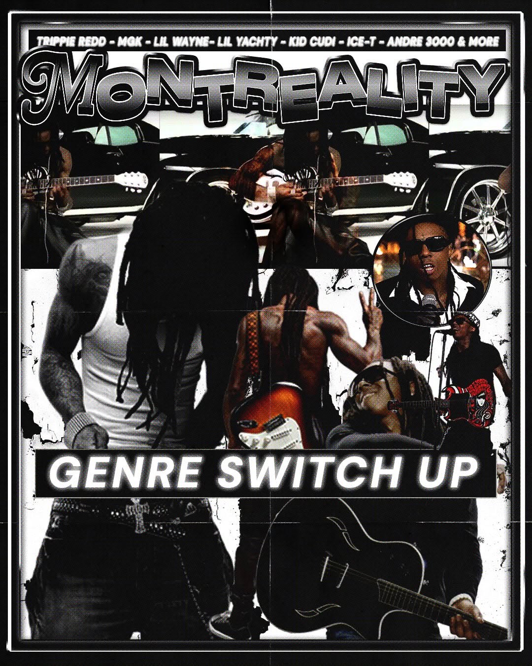 when rappers try different genres… 🎸🎙️ who did it best out of these & who else would you add? 🤔 - X & Lil Peep tapped into rock/metal, MGK & Post Malone made full-genre switches after chart-to