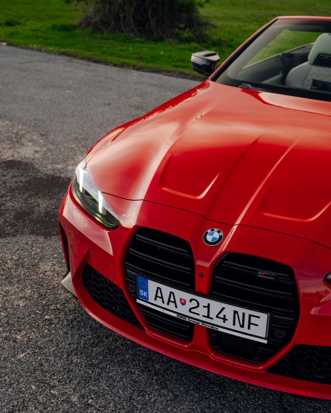 Sheer Driving Pleasure, now with more sky. #BMW #BMWM #MPower Paint finish shown: M Toronto Red metallic. BMW M4 Competition Convertible with M xDrive. Mandatory information according to German law