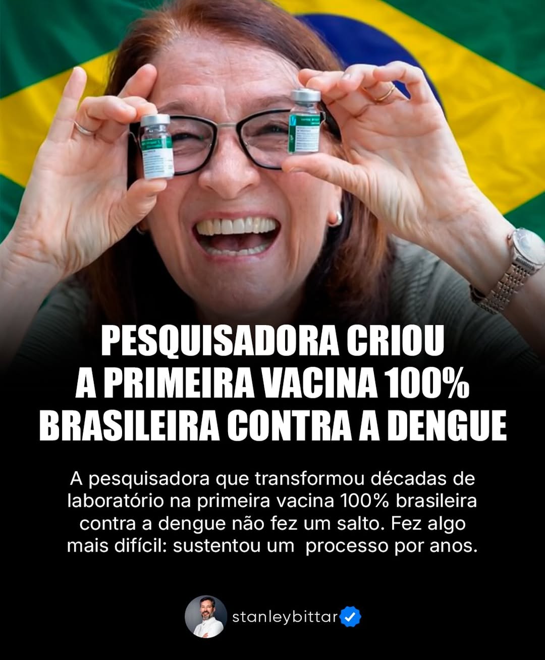 Pesquisadores criaram a primeira vacina 100% brasileira contra a dengue. Mas o que pouca gente vê é o caminho até aqui. Foram anos de laboratório, testes, validações e um compromisso constante com o r