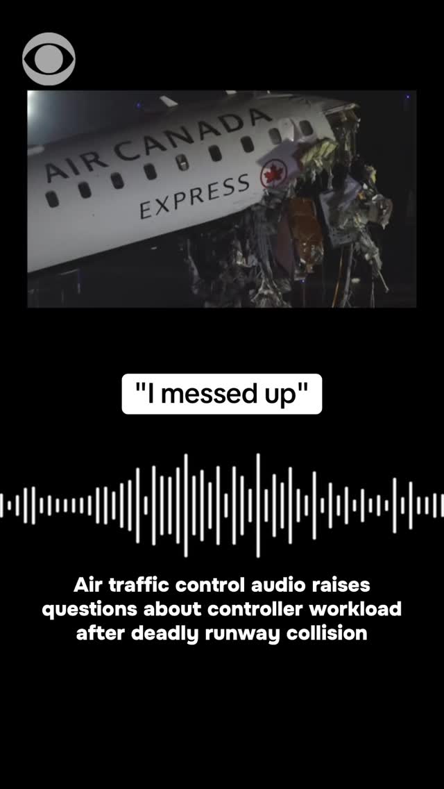 Air traffic control audio from LaGuardia Airport is raising questions about controller workload and staffing after a deadly runway collision that killed two pilots on Sunday, @krisvancleave reports. I