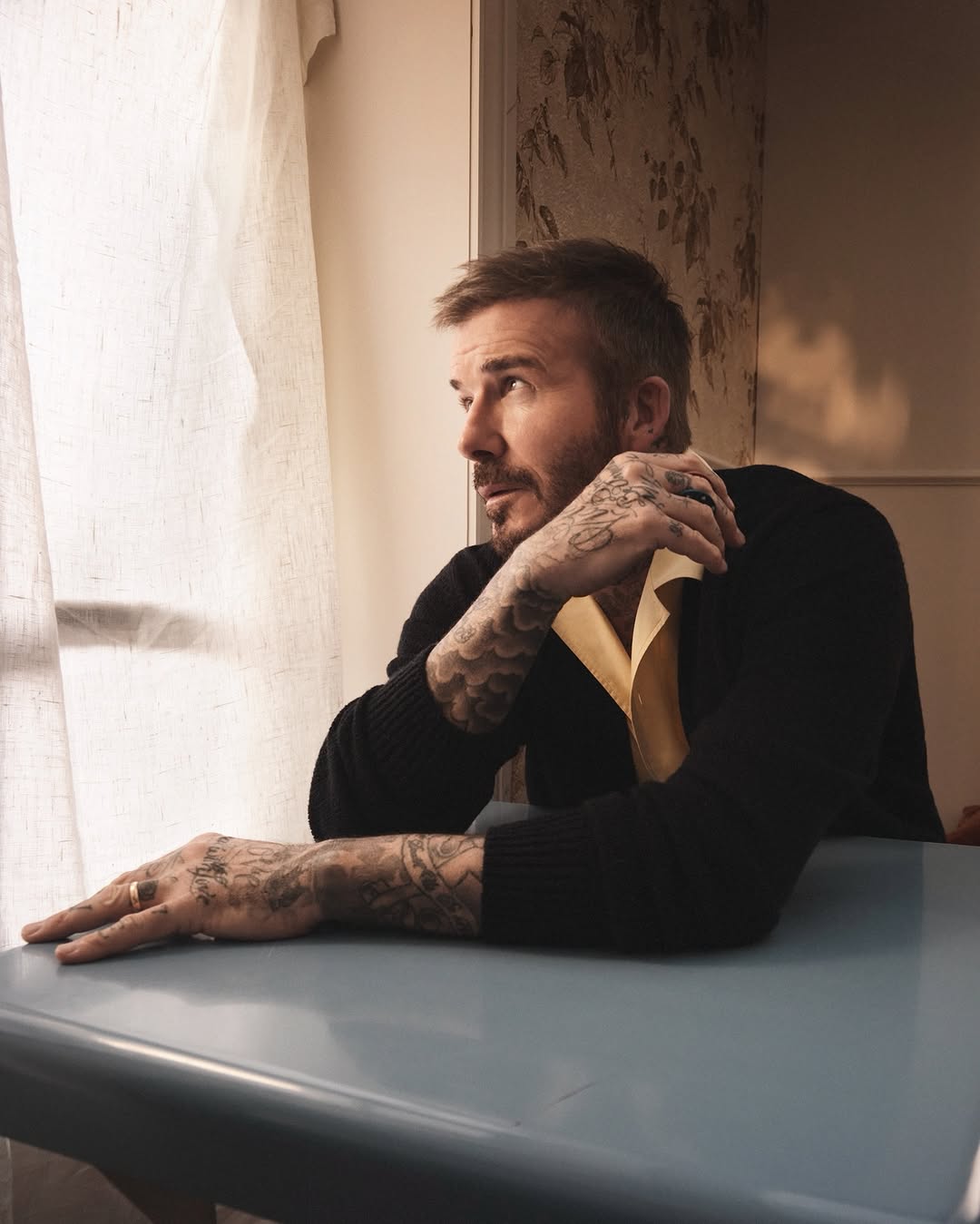 Love these shots with @davidsimsofficial πΈ Wearing BOSS by BECKHAM π€