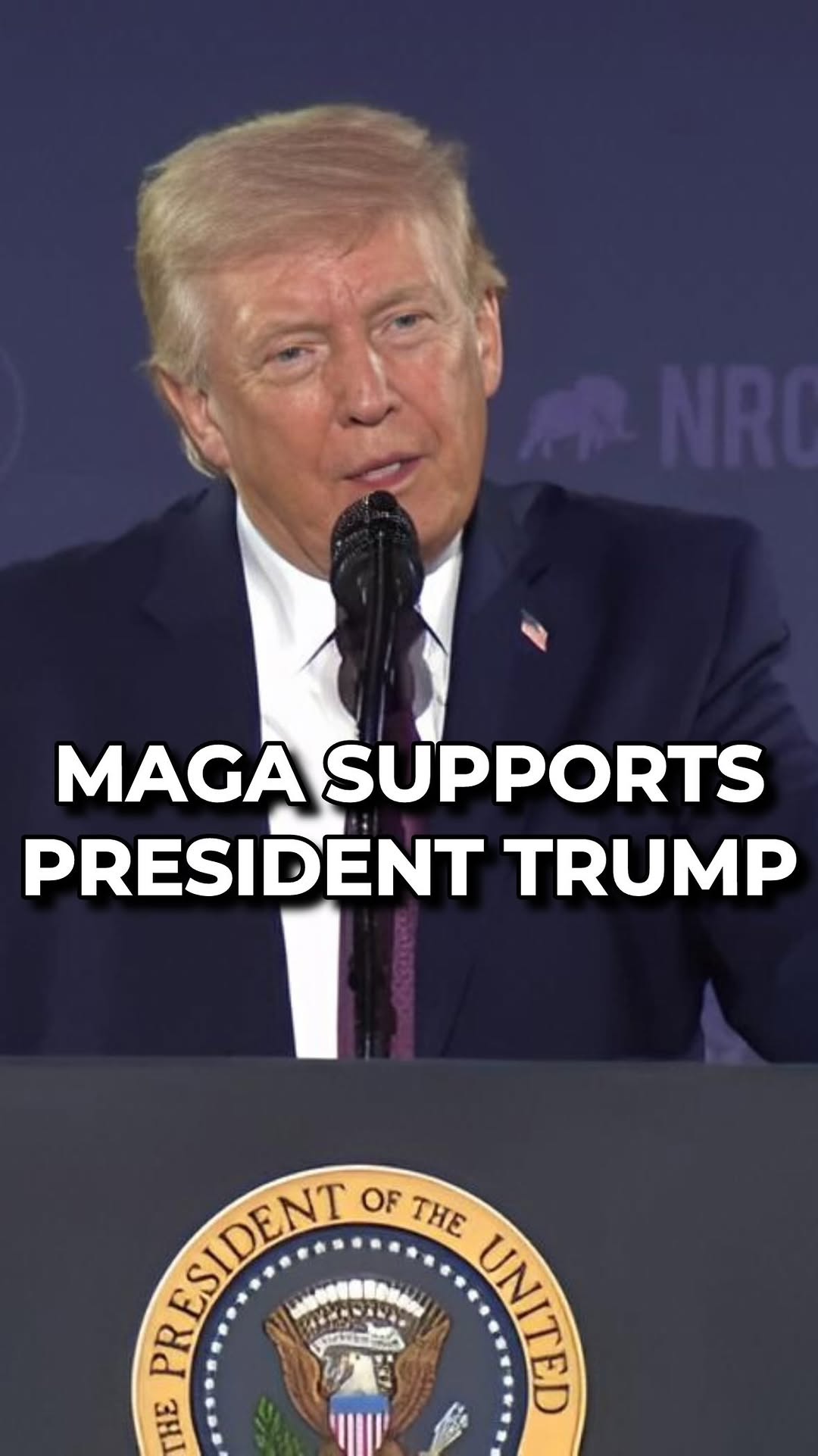 MAGA SUPPORTS PRESIDENT TRUMP “From CNN, what is the percentage of people in MAGA, which is most of the Republican Party by the way, that support the president? The number was 100%. Do you believe it