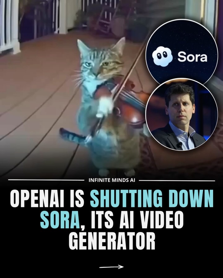 Sora didn’t fail slowly. It disappeared. Just months after one of the most viral launches in App Store history, OpenAI is reportedly shutting down its AI video platform. At its peak, Sora topped char