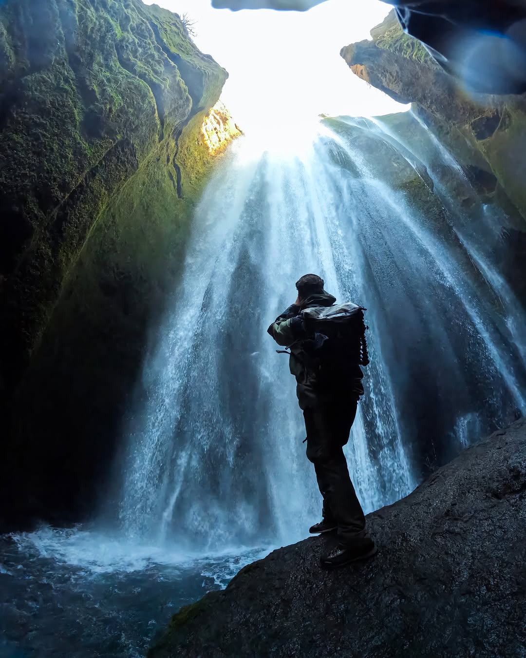 Photo of the Day: Soaked for the shot 📸 Snapped by $100 GoPro Awards recipient @amarok_wildlife. #GoPro #Iceland #Waterfall #TravelPhotography #GoProTravel