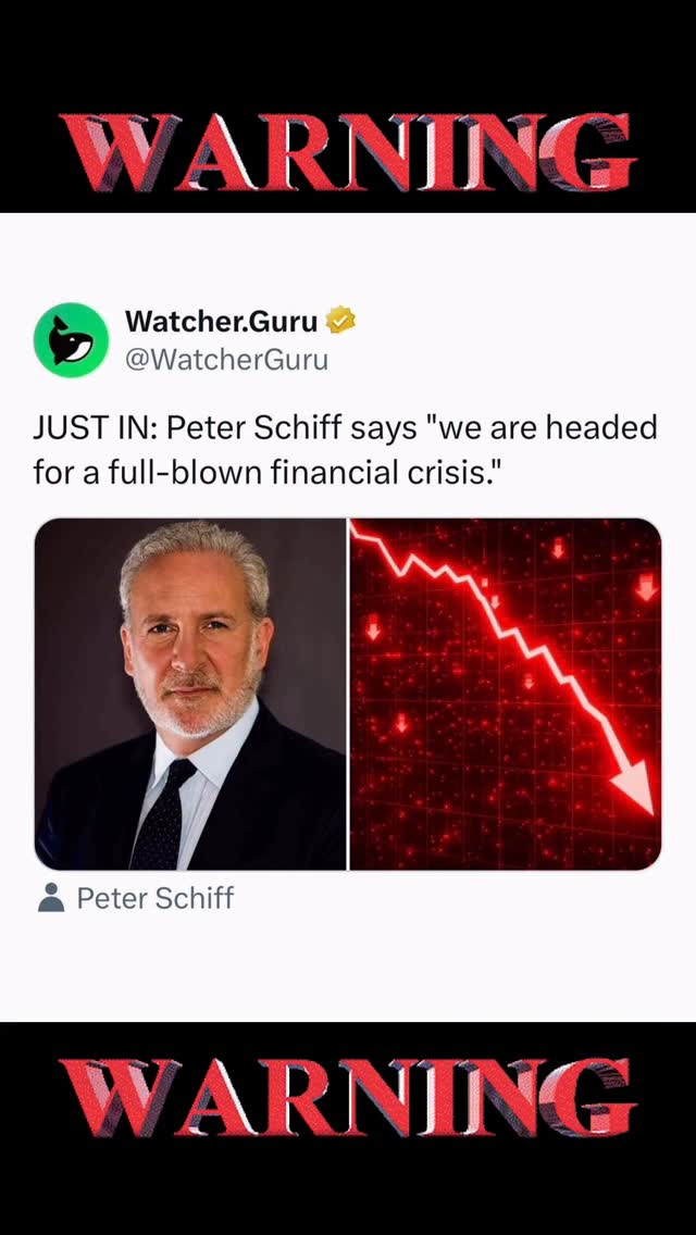 He has predicted 45 of the past 3 financial crises. At this point, Peter Schiff warning about economic collapse is basically the financial version of the daily weather report. Follow me for more fin