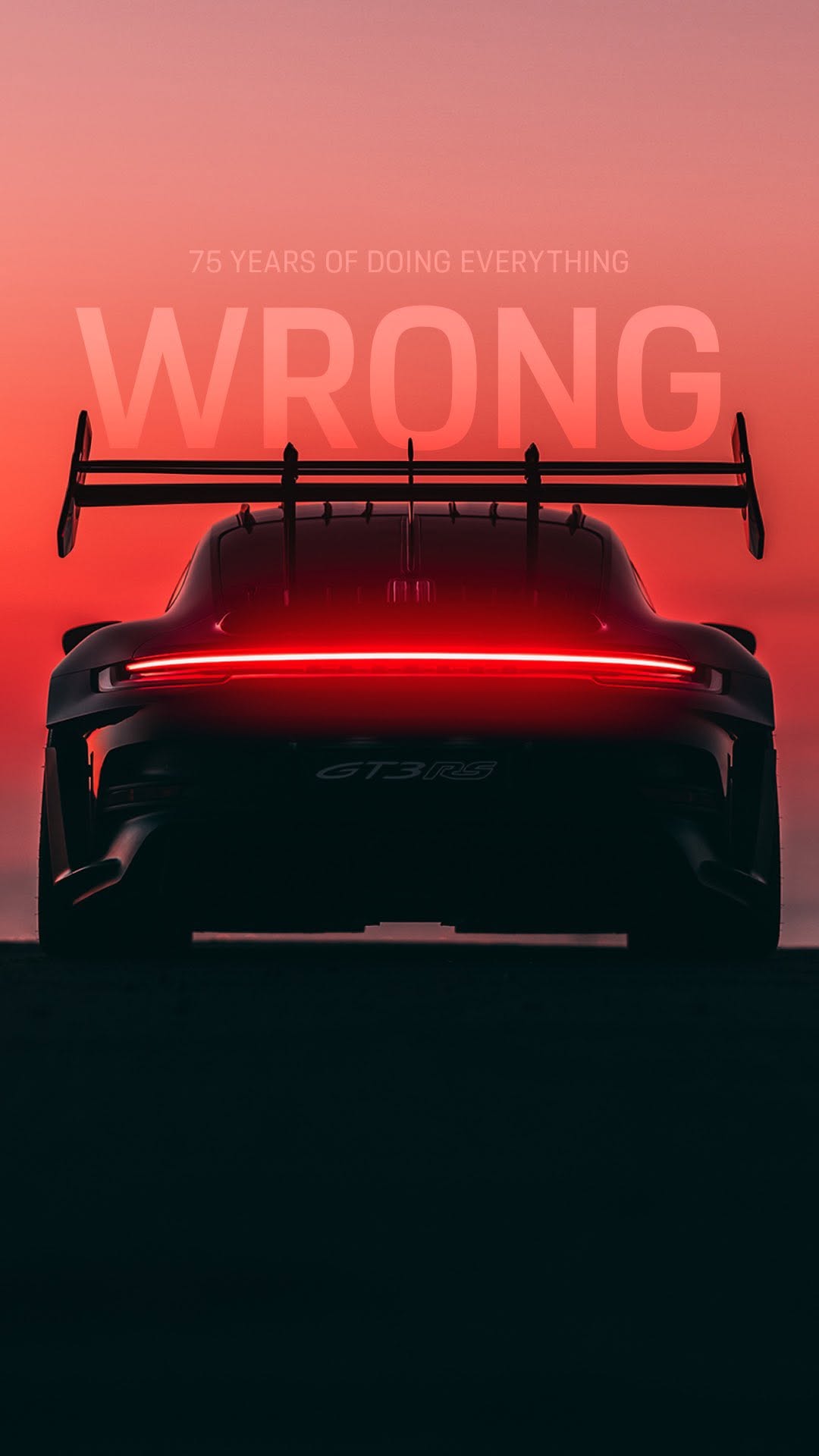 For over 75 years, weβve done everything wrong. Engine in the back. Ignition on the left. From air-cooled to water-cooled. From two doors to four. They said we shouldnβt do it. We kept doing it anyw