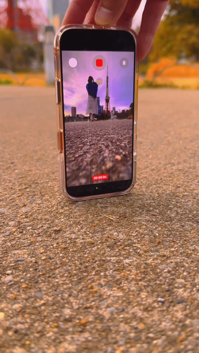 Easy shot idea💡🗼 #tokyo🗼 #iphone17pro #tokyotower #iphonetricks