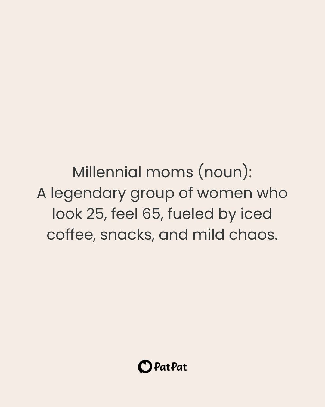 Tell me you’re a millennial mom without telling me😂👇 #momlife #momhumor #motherhood #momfriends #relatable