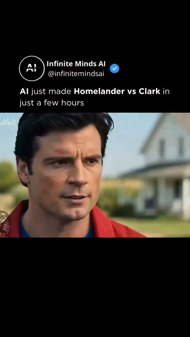 Hollywood isn’t being replaced - but it’s being outpaced. A creator just generated a Homelander vs Clark cinematic sequence in a matter of hours, with a level of quality that traditionally requires l