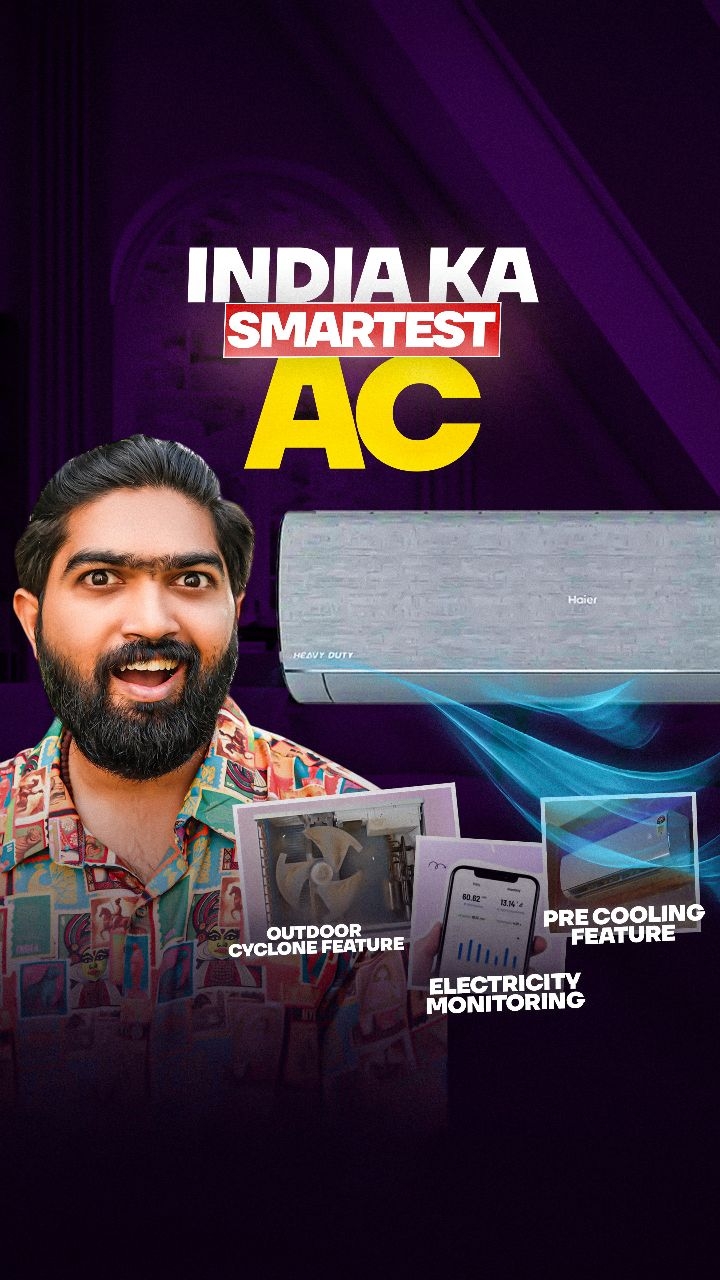 Comment karo βGravity AI Seriesβ or βHaier ACβ to get the link of this product No more summer woes with Haier! ππ₯΅ Imagine coming home exhausted from the office and stepping into instant comfort.