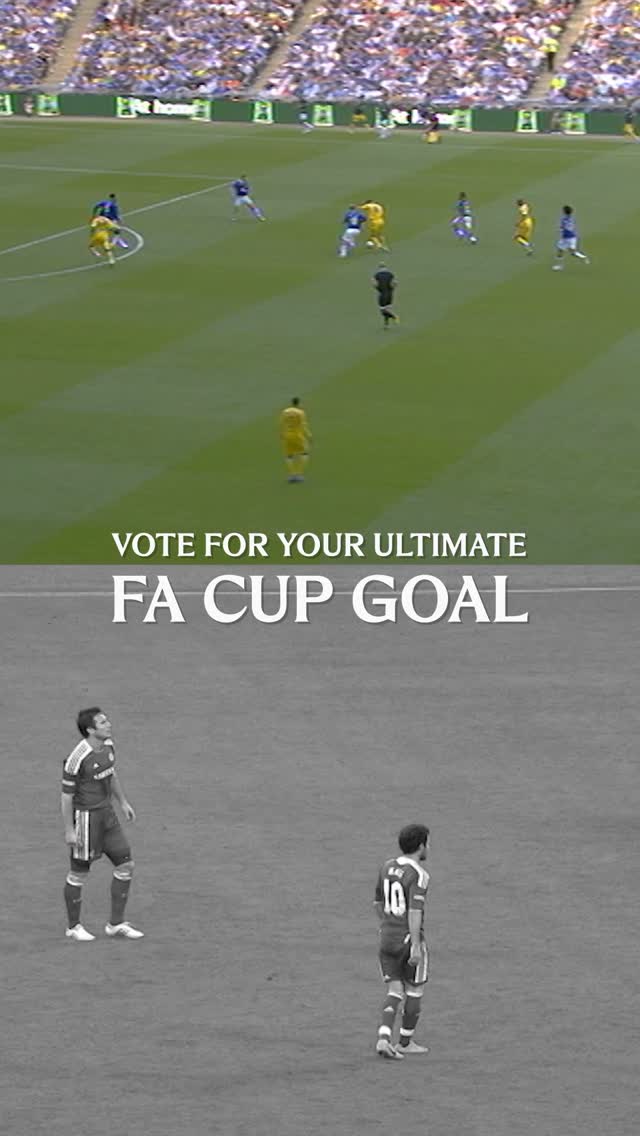Which @FrankLampard strike is better? Vote for your favourite on the Chelsea Official App now. 😁