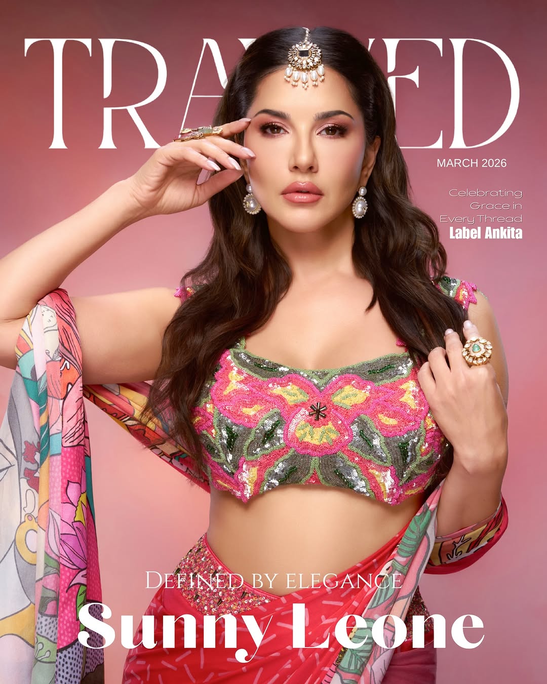 🌷✨ . . Magazine: @trawedmagazine Couture: @label_ankita_ Jewellery: @ishkaara_ @joulesbyradhika Producer: @akshat_gutgutia @agentertainments18 Styling: @styledbytanyak Make up: @mekzglam Hair: @pri