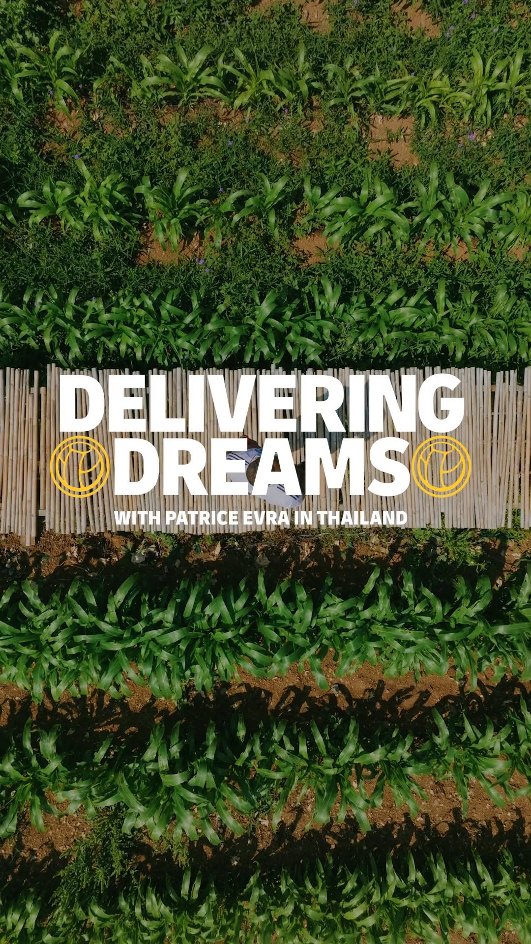 "I love this pitch" 🥹 Here's how @patrice.evra reacted when seeing the professional-grade, all-weather pitch DHL delivered and built in one of the most geographically isolated communities in the wor